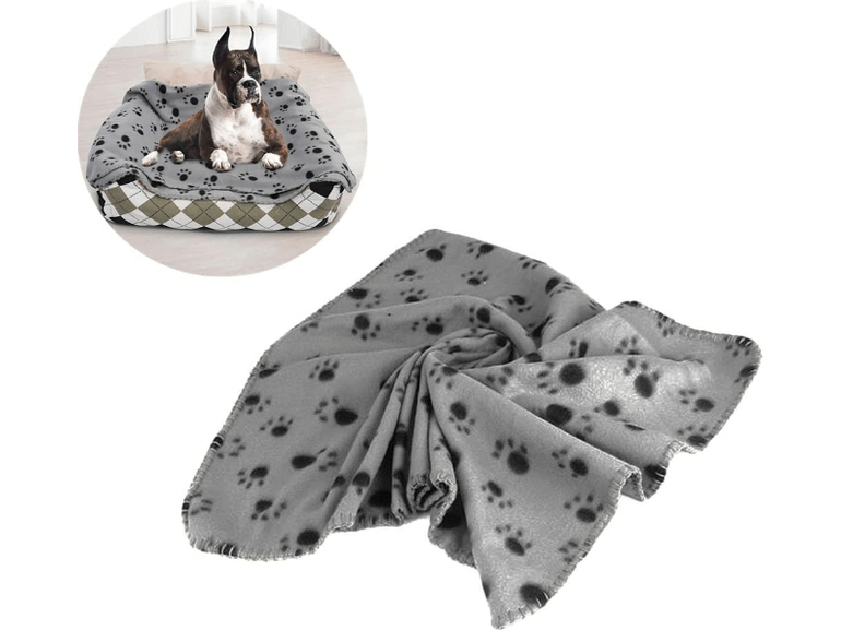 Gray Pet Blanket