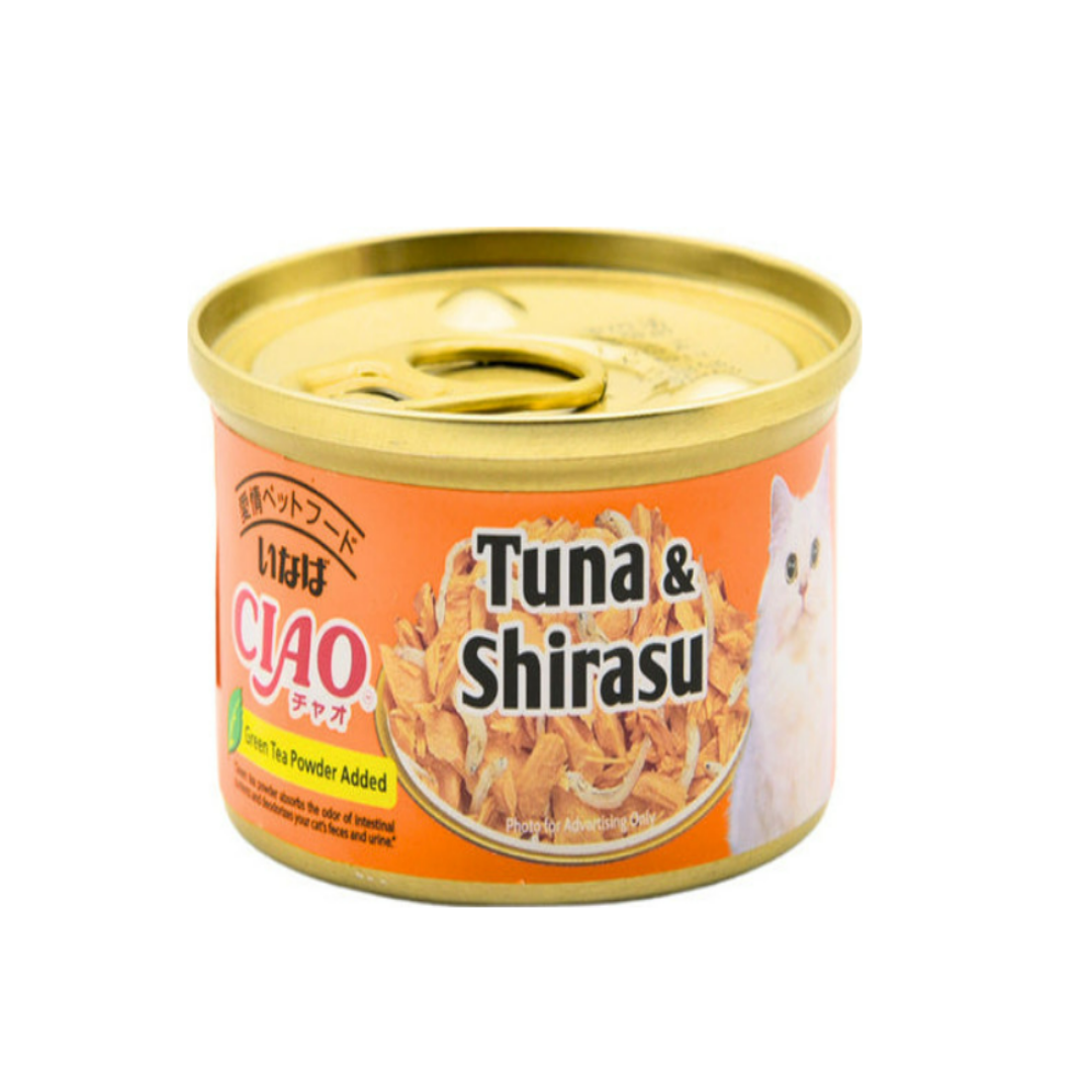 CIAO White Meat Tuna with Shirasu in Jelly 75 G