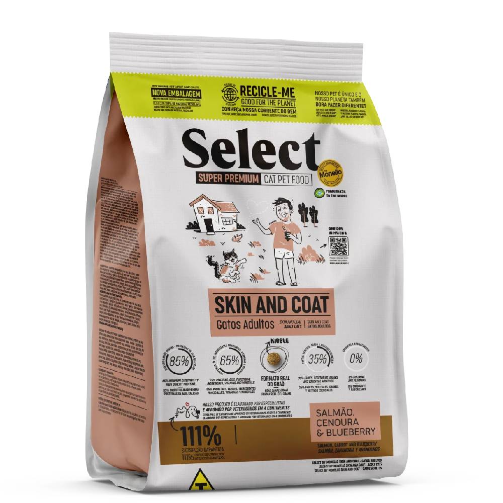 Select By Monello Skin and Coat – Adult Cats 7Kg