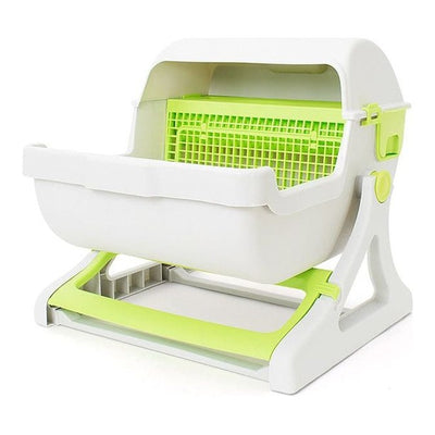 Semi-Automatic Cat Litter Box (50 x 43 x 33 cm)