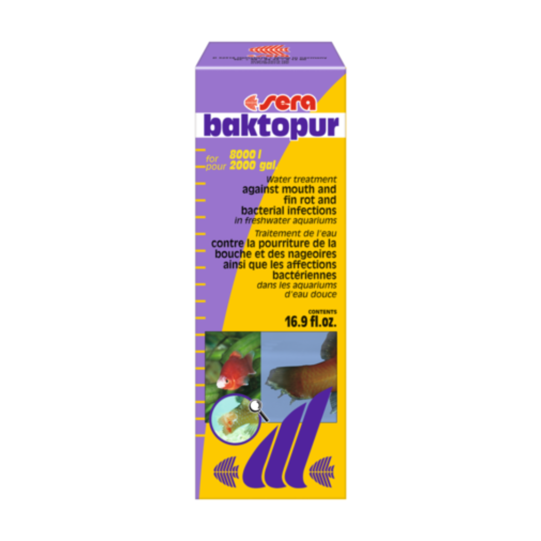 Sera Baktopur – Water Conditioner for Bacterial Infections in Freshwater Aquariums