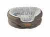 Snake Suede Basket Pet Bed- S