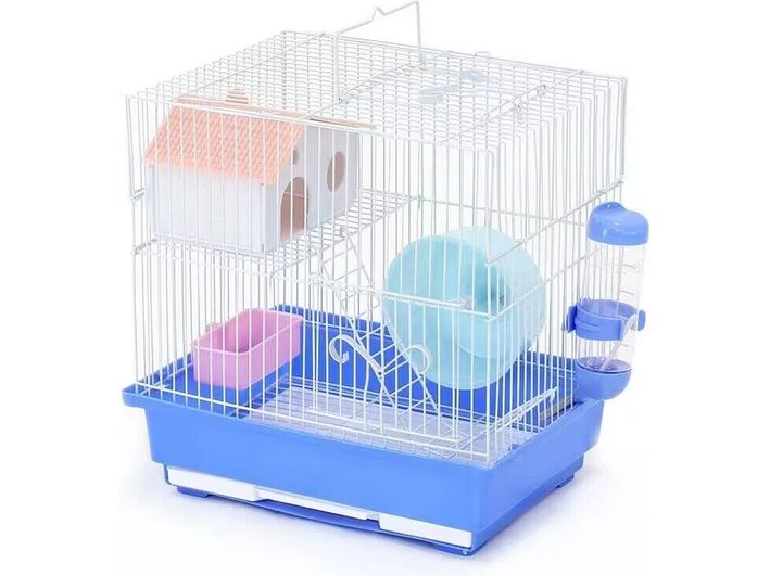 Spacious Hamster Cage with Accessorie