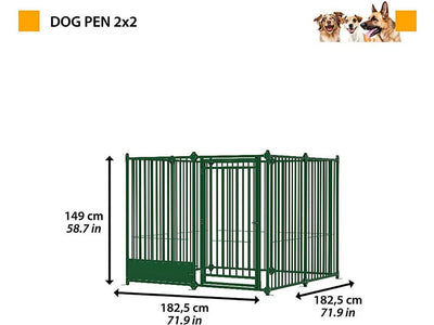 Spacious and Durable Outdoor Pen for Dogs