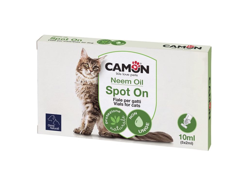 Spoton for Cats 5 Vials x 2.0ml - Neem Oil Spot-On Treatment