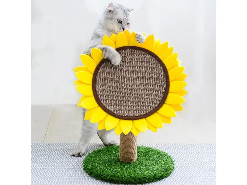 Sunflower Cat Scratching Post