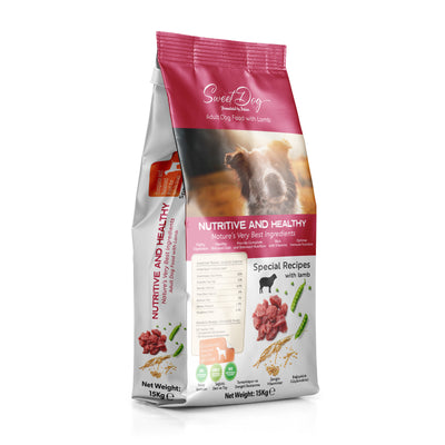 SWEET DOG ADULT DOG FOOD WITH LAMB 15 KG