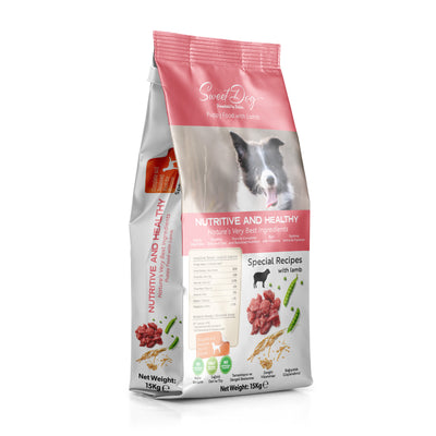 SWEET DOG PUPPY FOOD WITH LAMB 15 KG