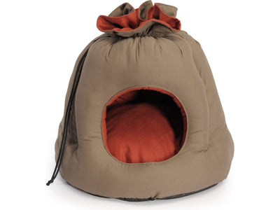 Taupe Sack Kennel 50X50Xh45 Cm