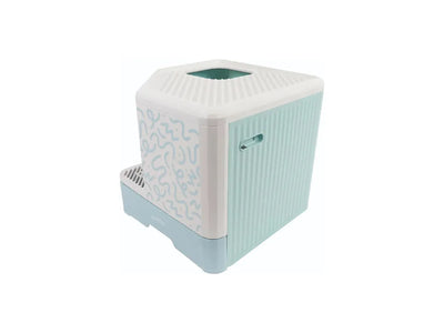 Terra Forma Eco Foldable Cat Litter Box Blue