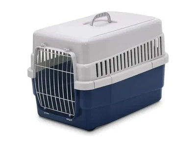 Trasportino Carry 60 Pet Carrier – Gray/Dark Blue