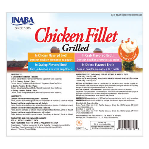 Grilled Chicken Fillet Varieties Bag 10P