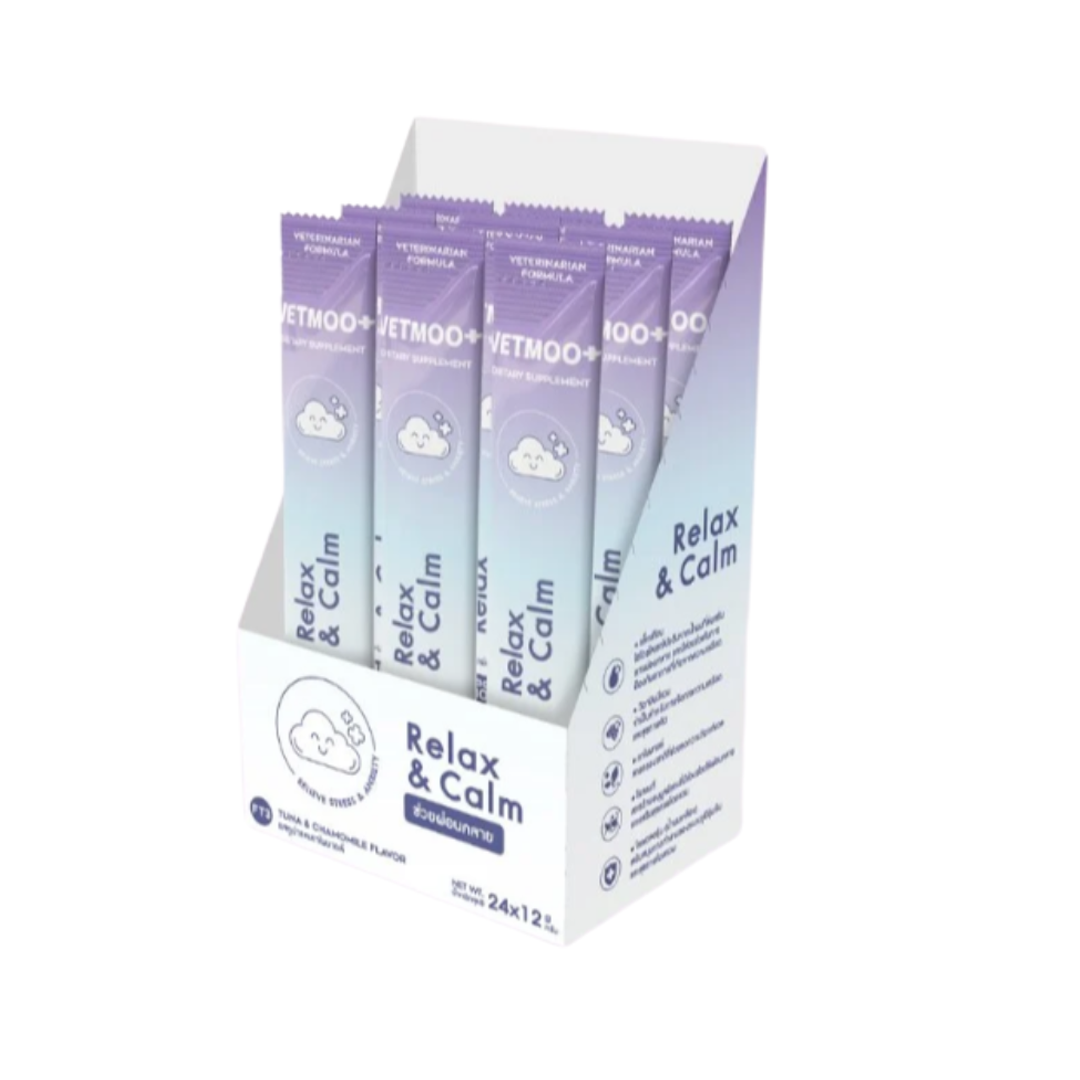 VETMOO+ Relax &amp; Calm – 24x12g