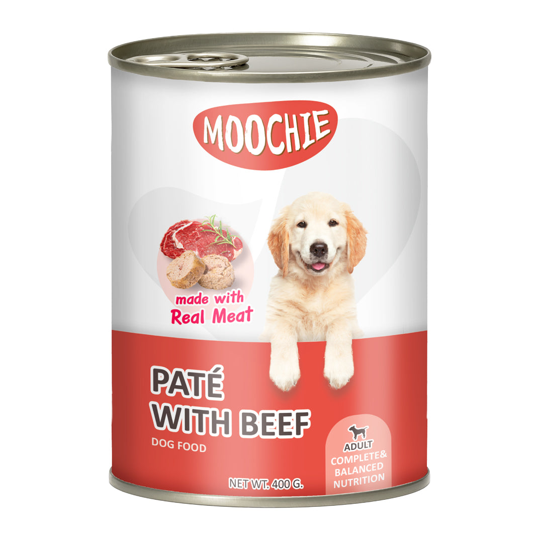 DOG FOOD MOOCHIE PATE WITH BEEF 400g