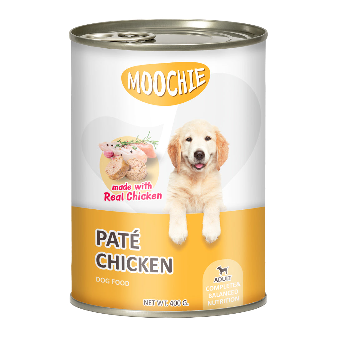 DOG FOOD MOOCHIE PATE CHICKEN 400g