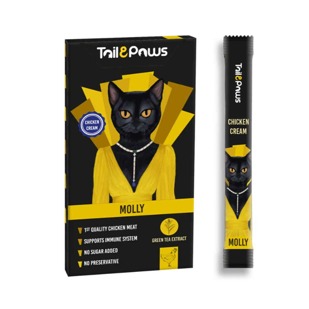 Tail Paws MOLLY CHICKEN 15 G X 5 PIECES