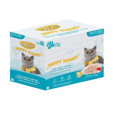 CAT FOOD TUNA RECIPE TOPPING CHICKEN BREAST IN JELLY 12X70g