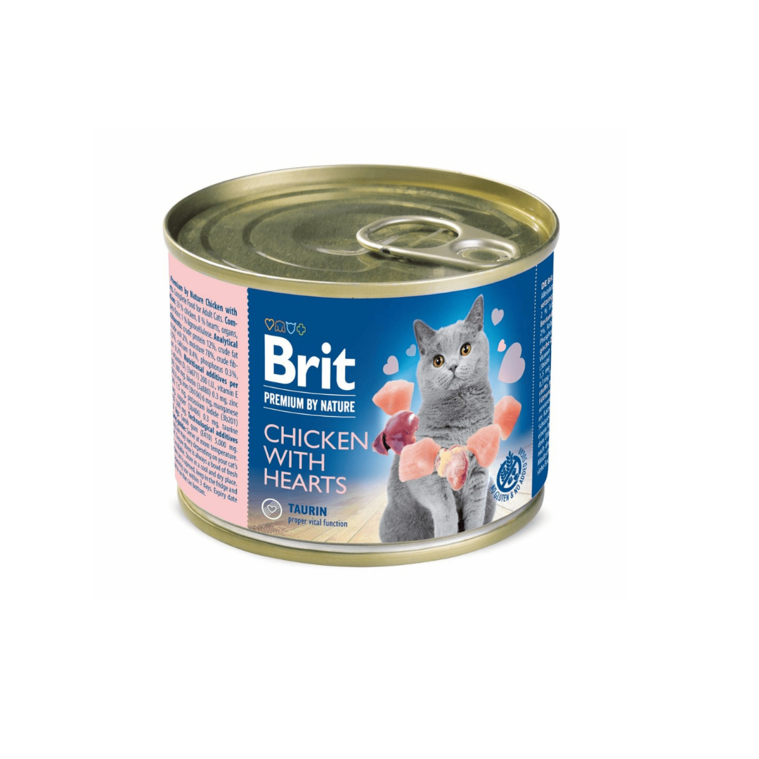 Brit Premium by Nature Chicken with Hearts  200g