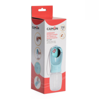 Travel drinking bottle with treat bag - 330ml