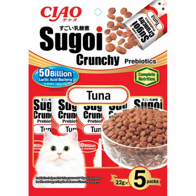 Ciao Sugoi Crunchy Plus Prebiotics Cat Food