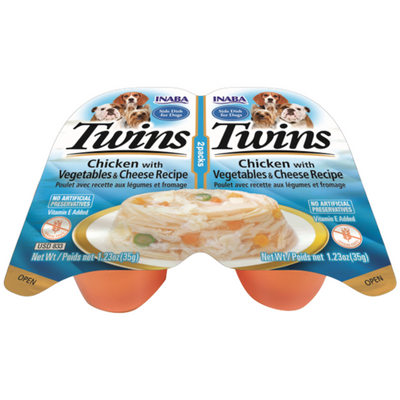 Twins Chicken with Vegetables & Cheese Recipe 2X35g