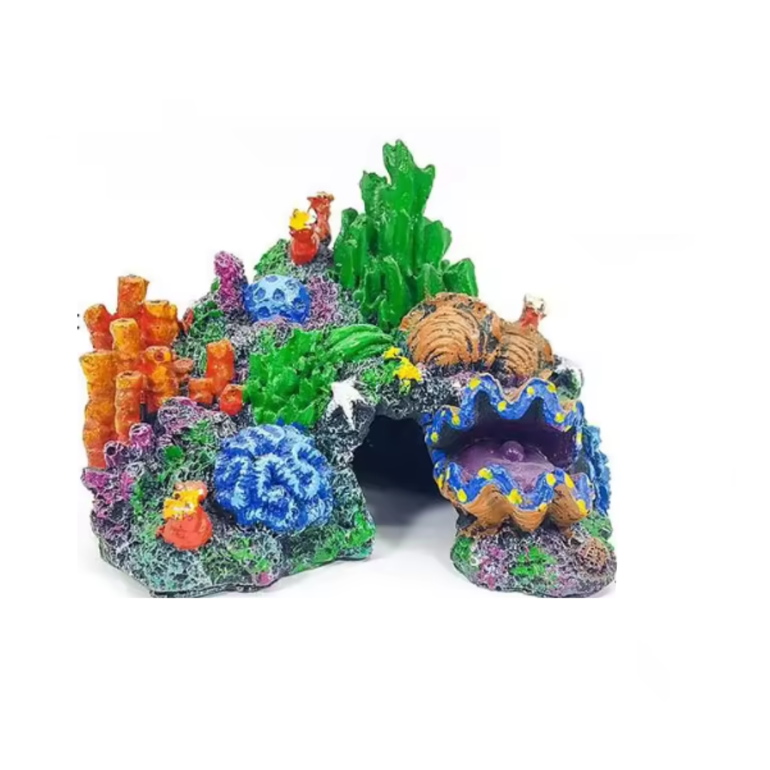 Fish Tank Landscaping Reef 10×7.5×8cm
