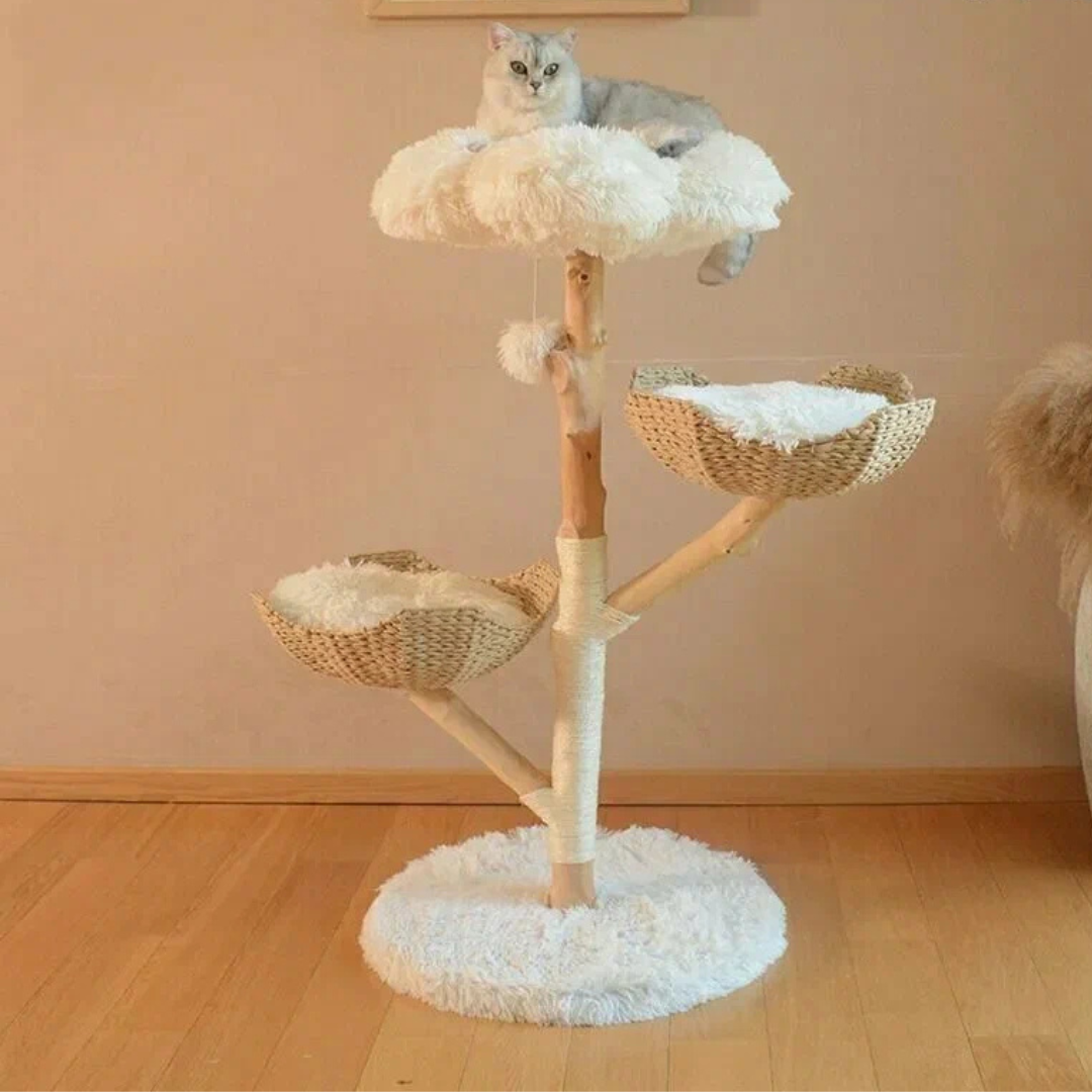 Abeecats Blooming Cloudfort Cat Tree 58×58×113cm