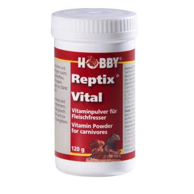 Hobby Reptix Vital 120g – Vitamin Supplement for Carnivorous &amp; Omnivorous Reptiles