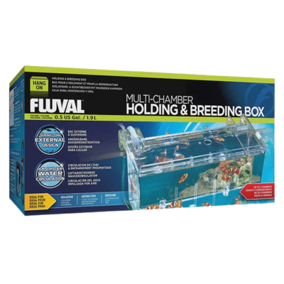 Fluval Multi-Chamber Holding &amp; Breeding Box – External Fish Breeder &amp; Isolation Tank (1.9L)