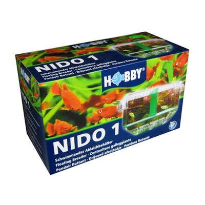 Hobby Nido 1 Floating Breeding Box – Adjustable Breeder &amp; Isolation Tank 19.5 x 11 x 9cm