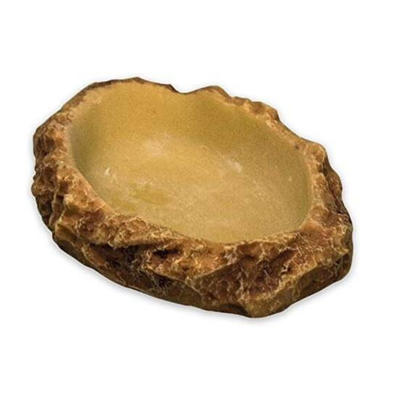 HOBBY Flat Drinking Bowl Medium – Turtle Water Dish (11 × 8 × 2 cm)