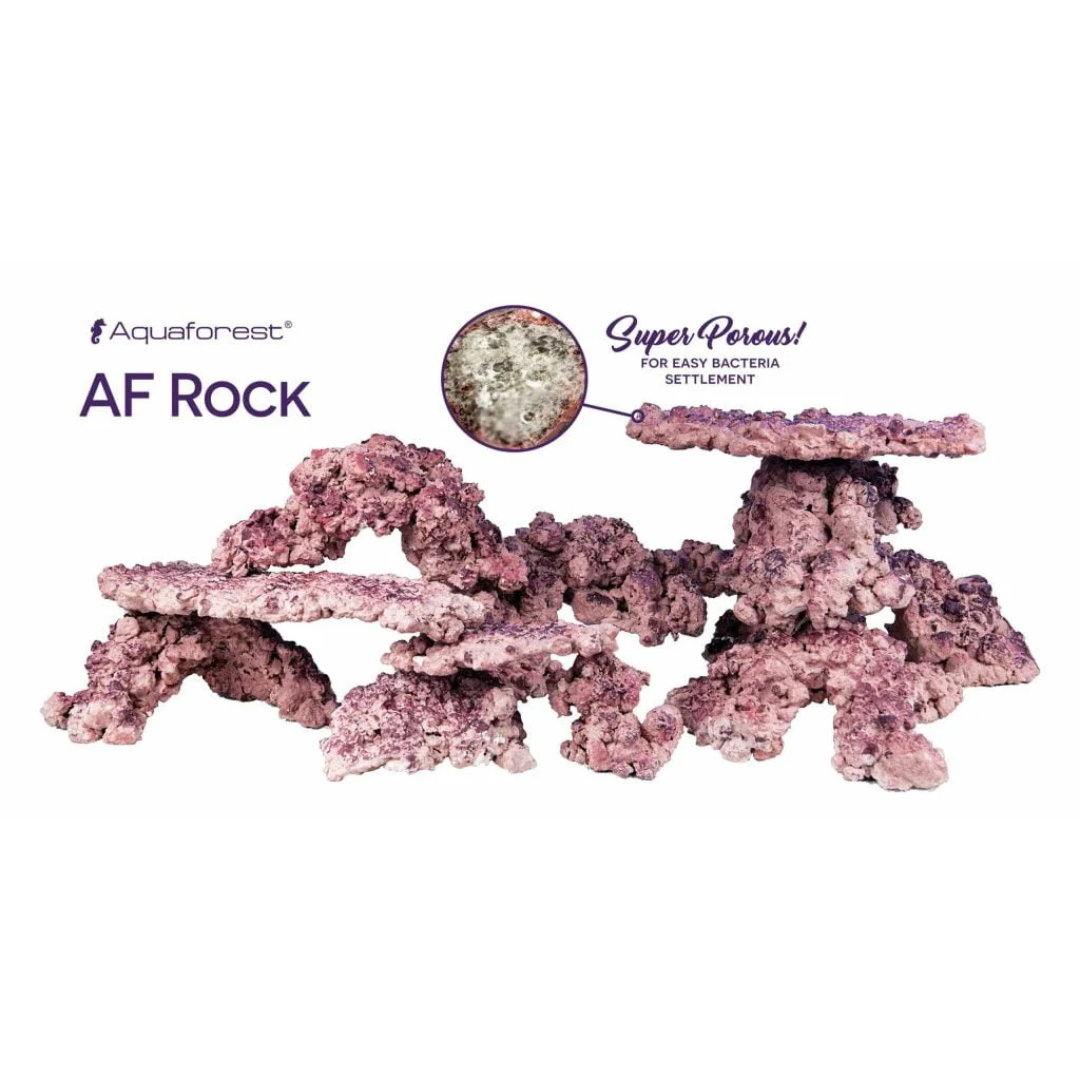 Aquaforest AF Rock with a close-up detail on a white background
