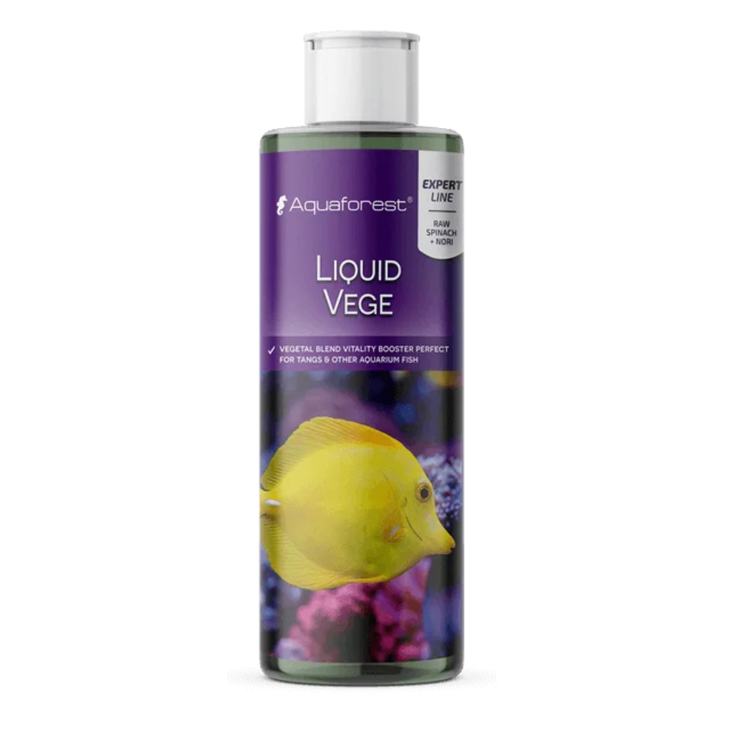 Aquaforest Liquid Vege bottle on a white background