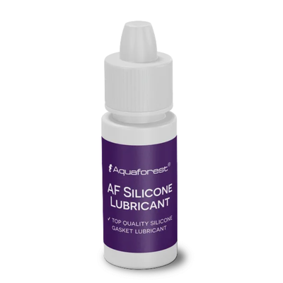 Bottle of Aquaforest AF Silicone Lubricant on a white background