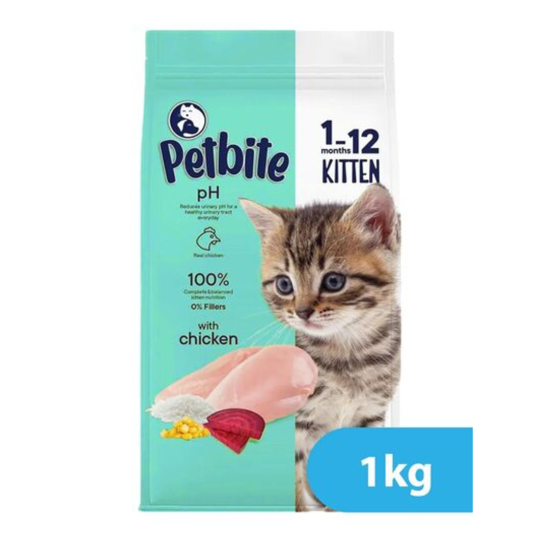 PETBITE KITTEN FOOD WITH CHICKEN 1 KG