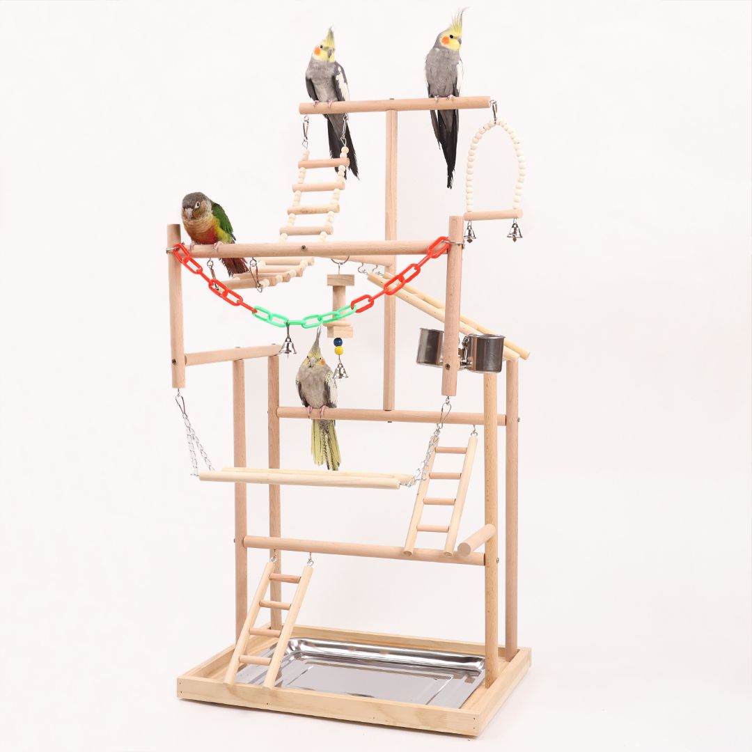 Bird Toy For Wooden Standing 48×33.5×94.5cm