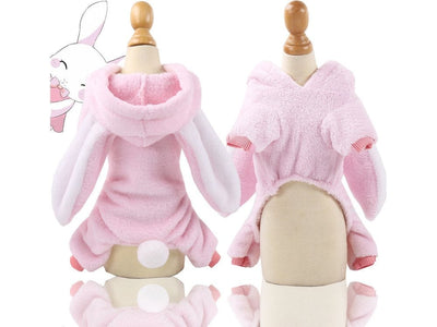 Warm Dog Hoodie &amp; Cat Rabbit Outfit