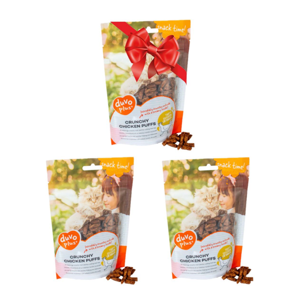 Crunchy Chicken Puffs 50g Three packs