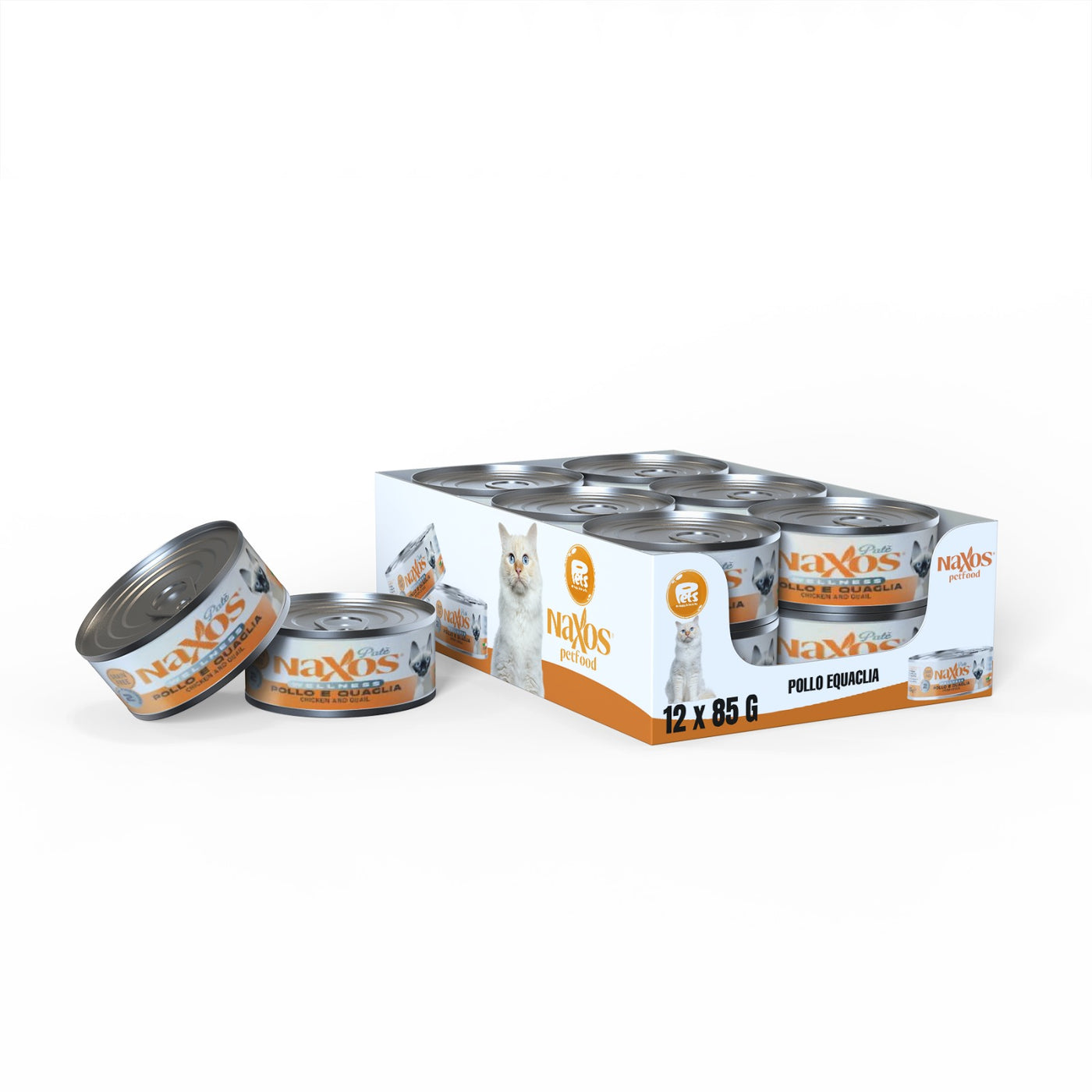 Naxos CAT Adult Sterilight PATE CHICKEN & Quail Gr 12x85