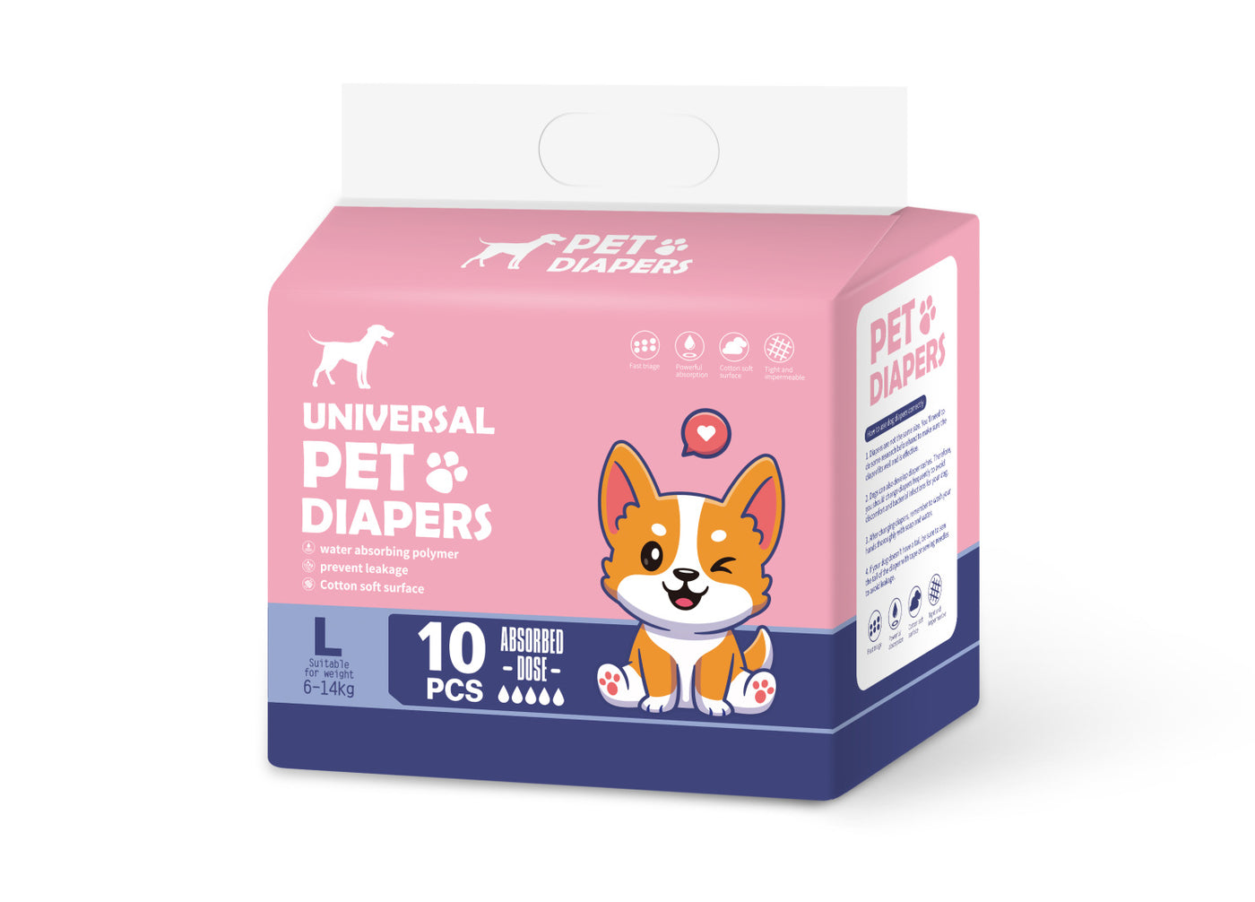 Premium Diapers 10`S L