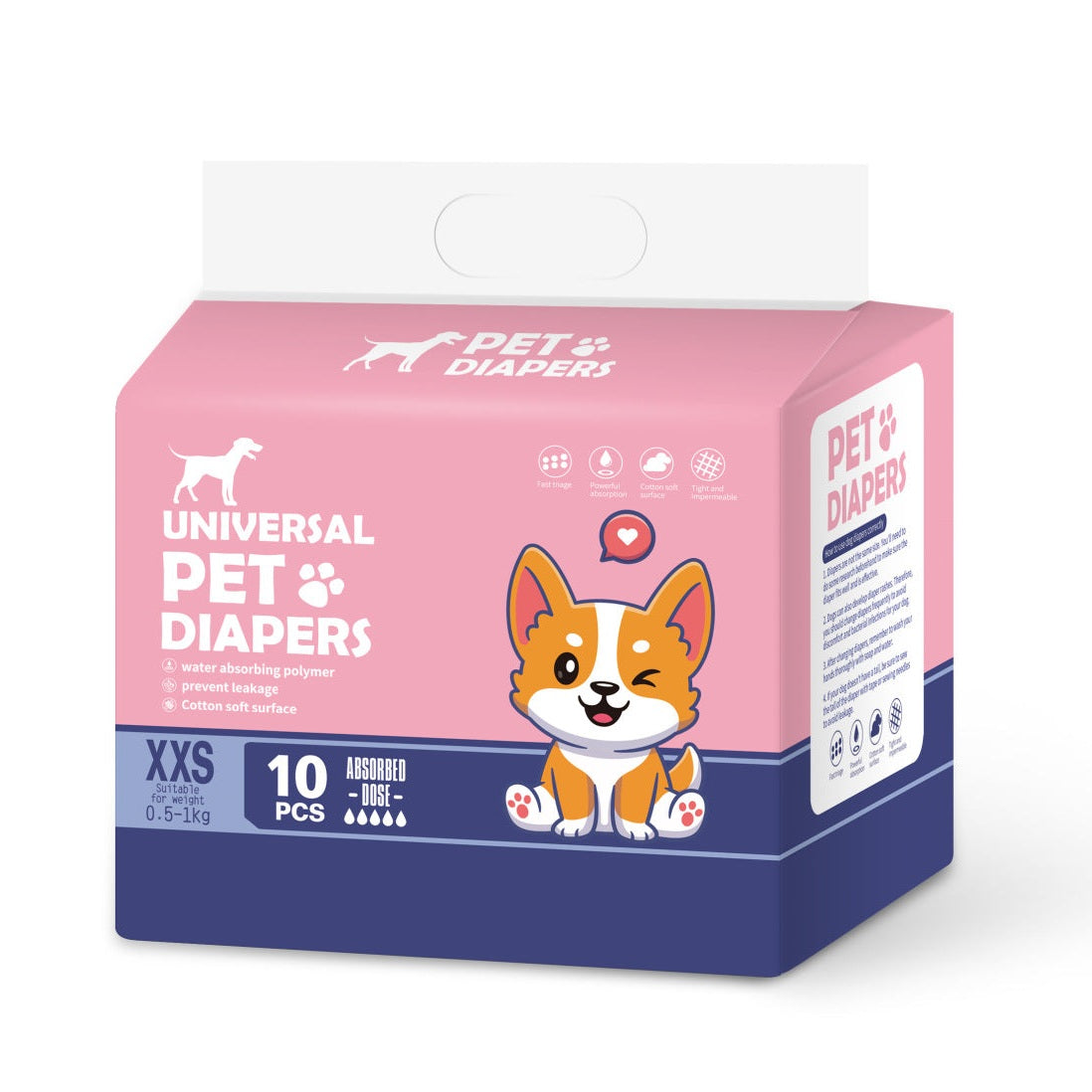 Random Color Premium Diapers 10`S Xxs