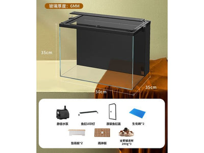 Wrapped Edge Table Top Back Filter Tank Set