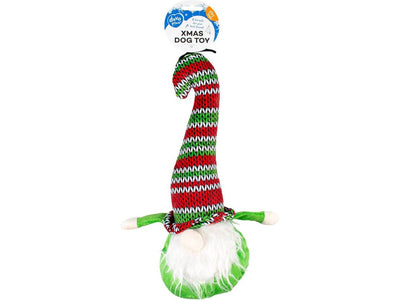 Xmas Plush Green Elf for Dogs