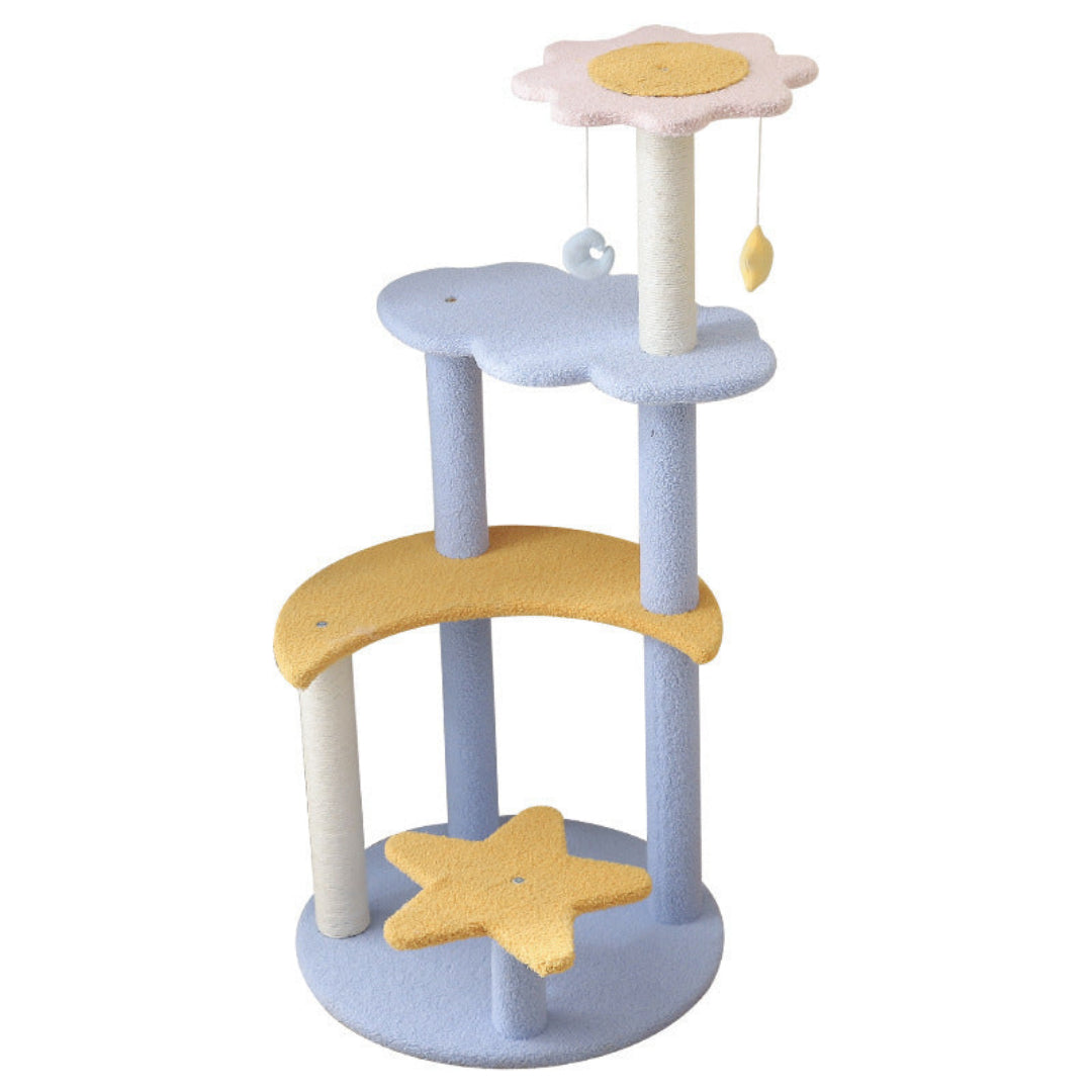 Pastel Multi-Level Cat Tree