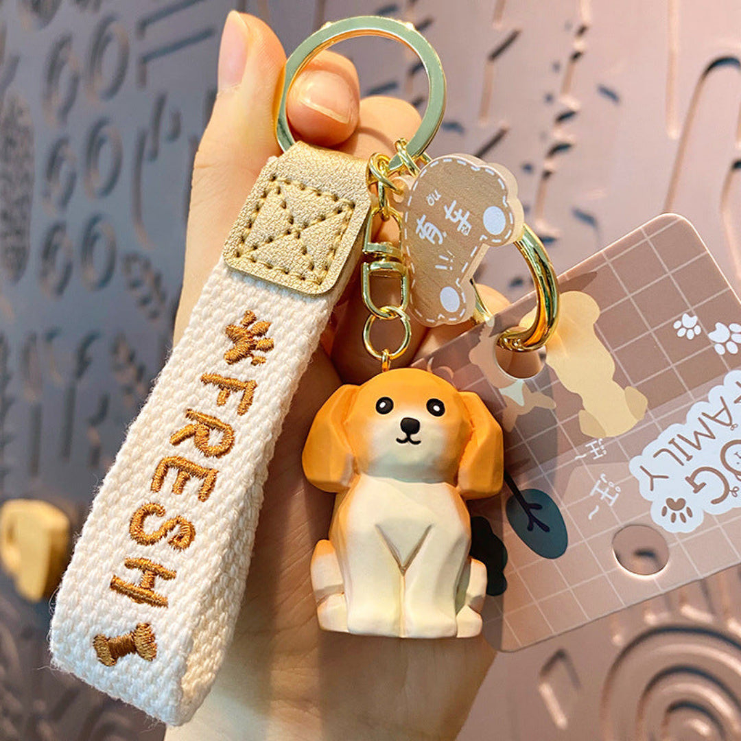 Cute Dog Model Keychain