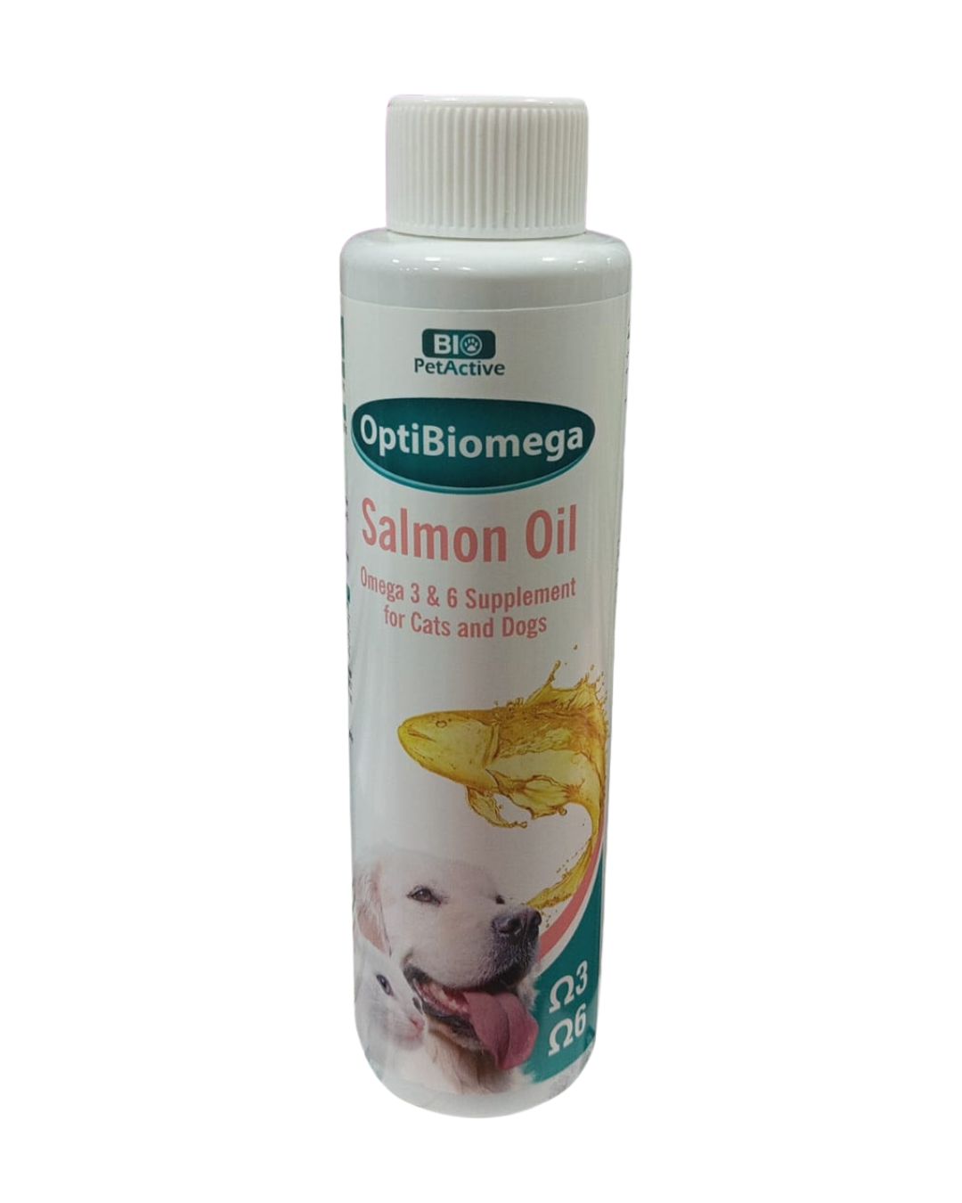 OptiBiomega Salmon Oil (Skin & Coat Support for Cats & Dogs) 250 ml