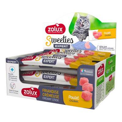 Zolux Sweeties Creamy Stick For Cats - Chicken Flavour