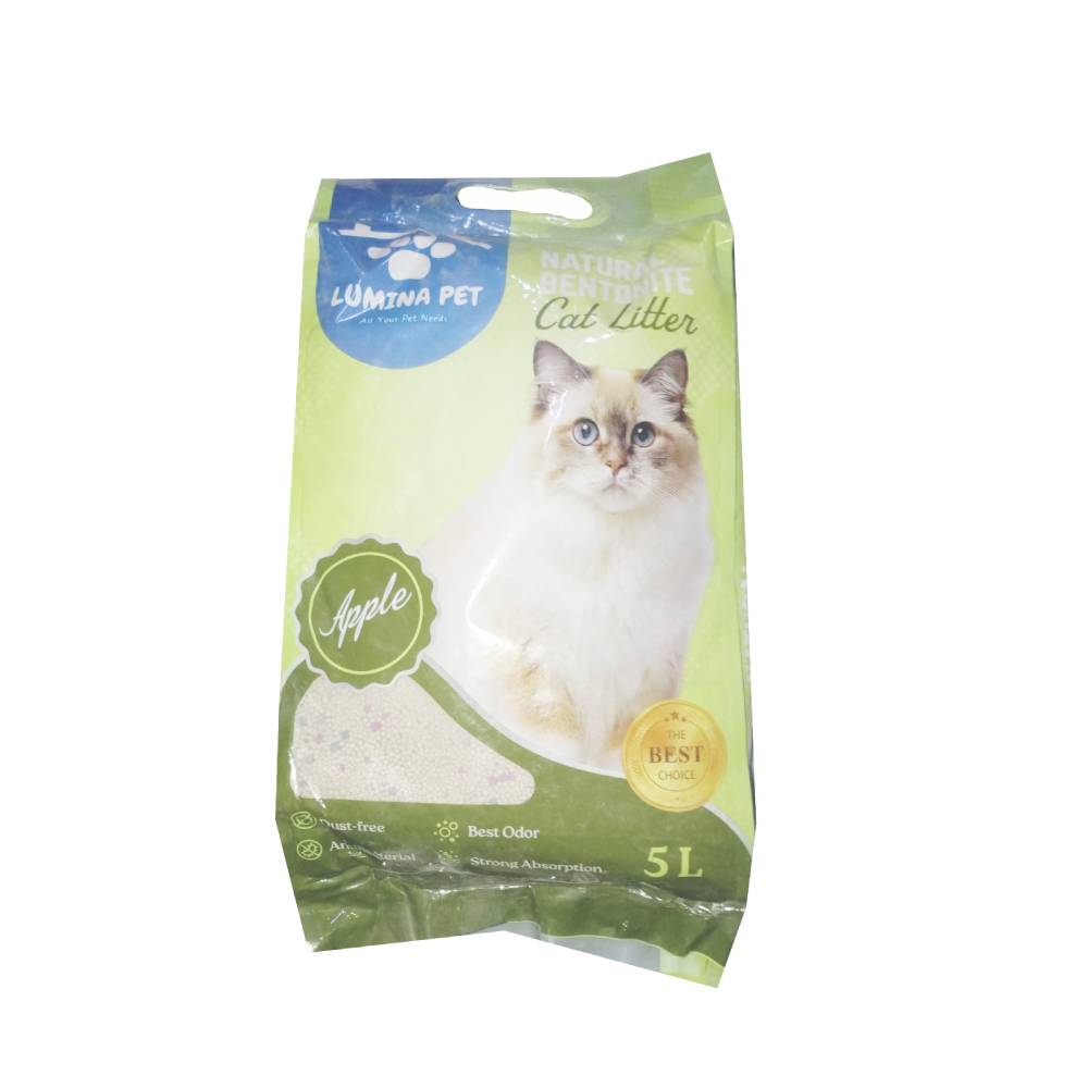 Scented Bentonite Cat Litter Apple Flavor 5L-4kg