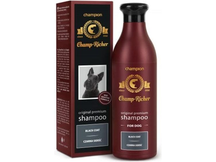 Champ-Richer Shampoo For Black Or Dark Coated Dogs 250 Ml