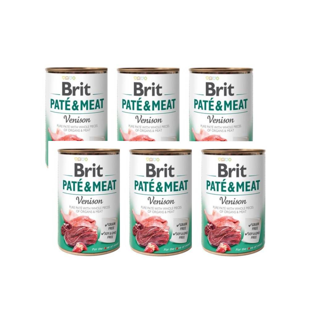 Brit Pate & Meat Venison 6x400 g